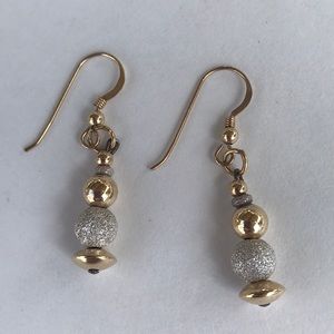 Sterling Silver & Gold-filled Dangle Earrings new